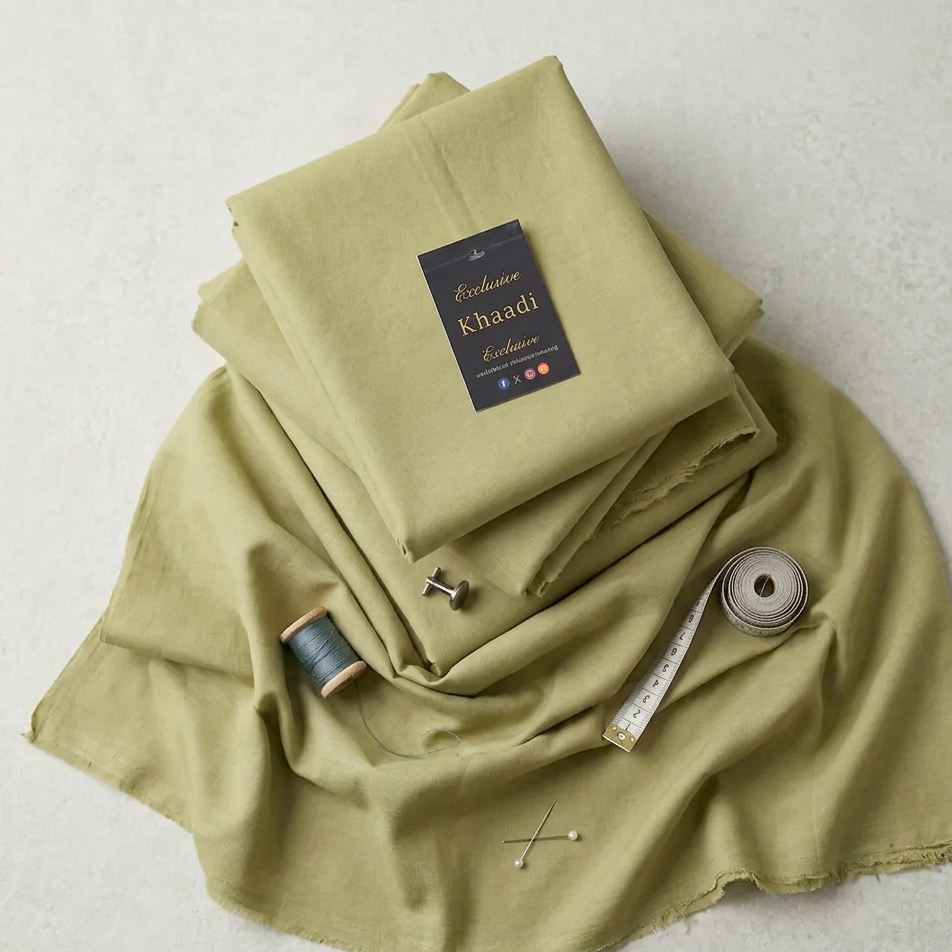 Khaadi Unstitched Plain Suit