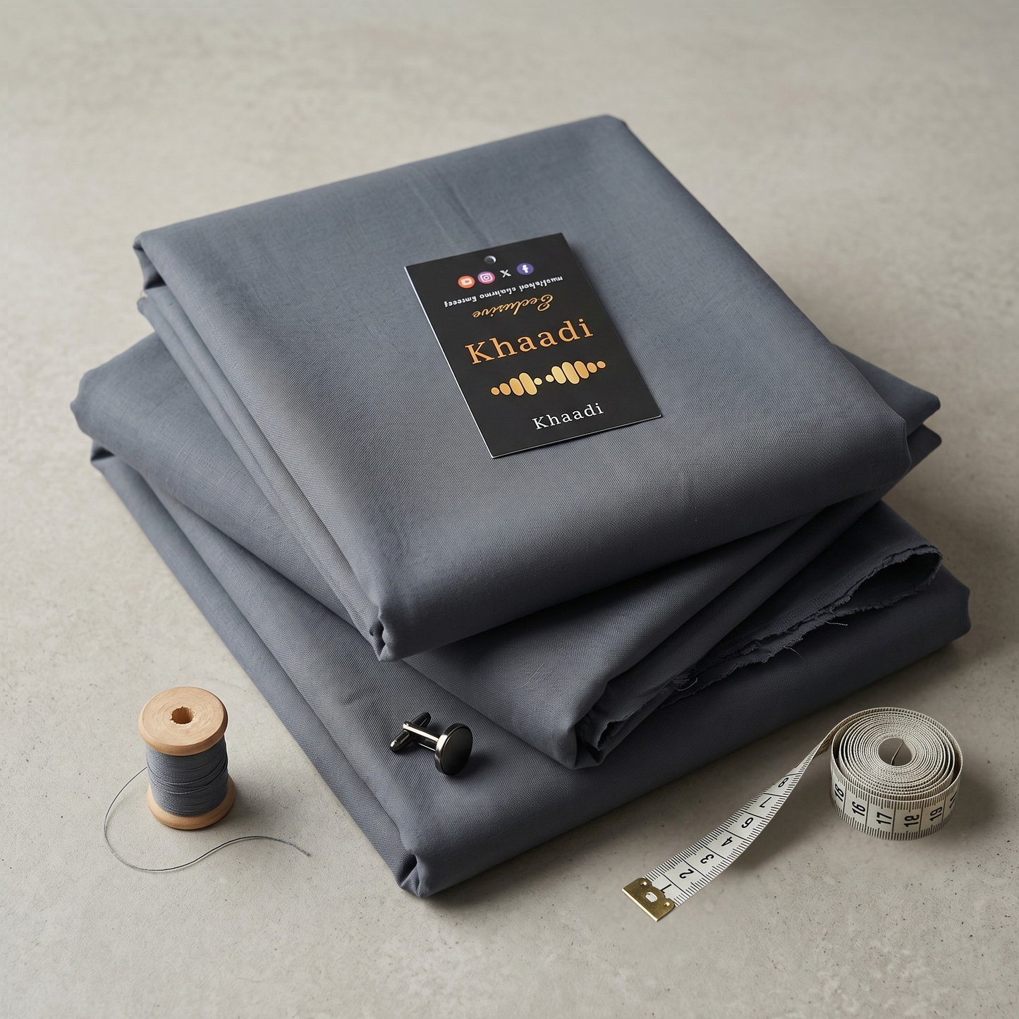 Khaadi Unstitched Plain Suit