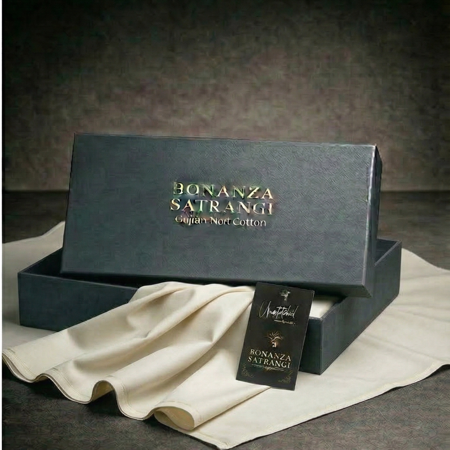 Bonanza Satrangi unstitched men's Cotton Suit | Off White