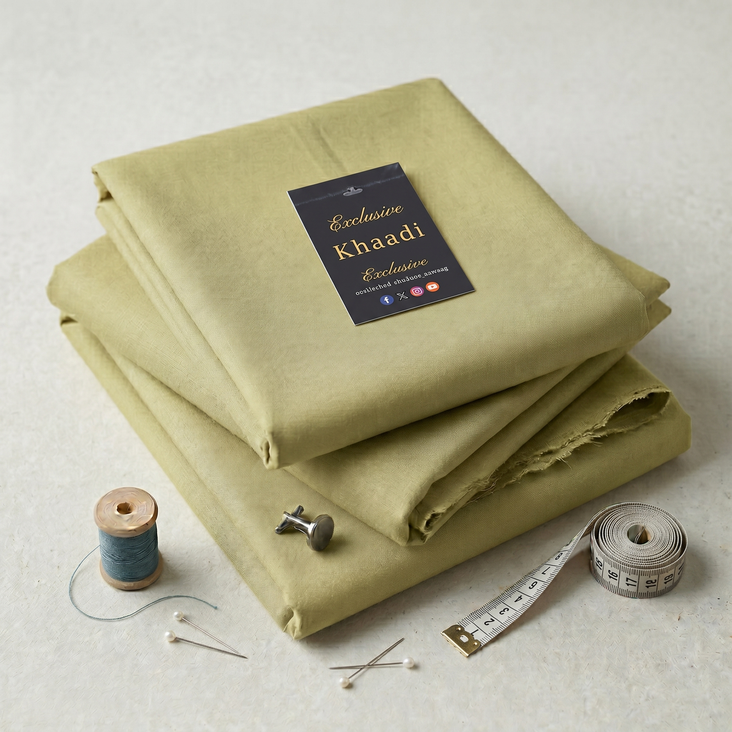 Khaadi Unstitched Plain Suit