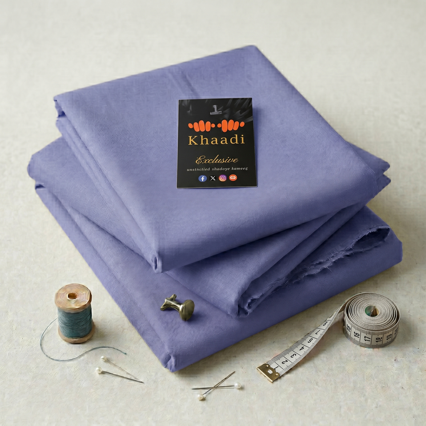 Khaadi Unstitched Plain Suit