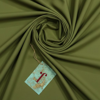 Premium Wash & Wear  - Muted Olive Green