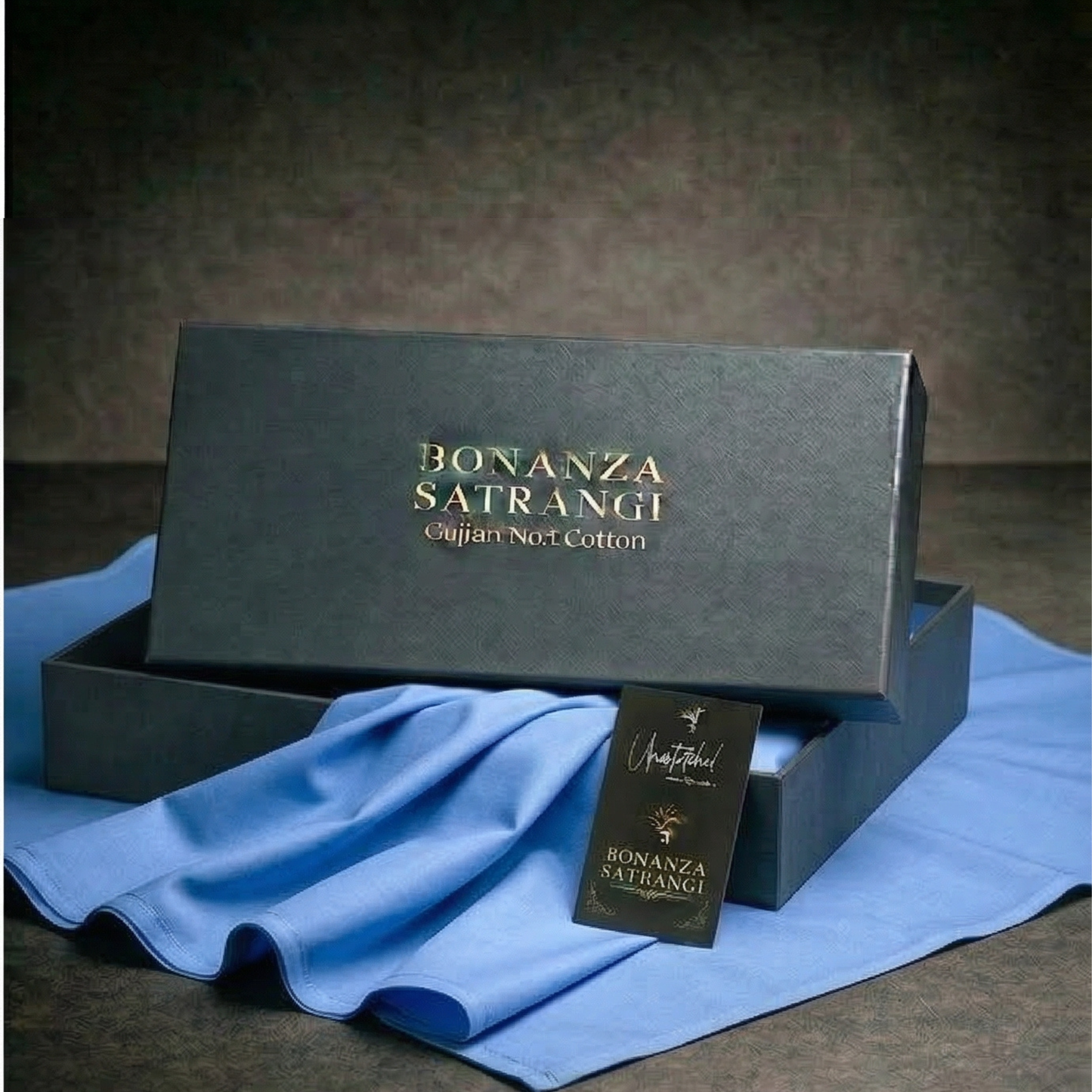 Bonanza Satrangi unstitched men's Cotton Suit |Sky Blue